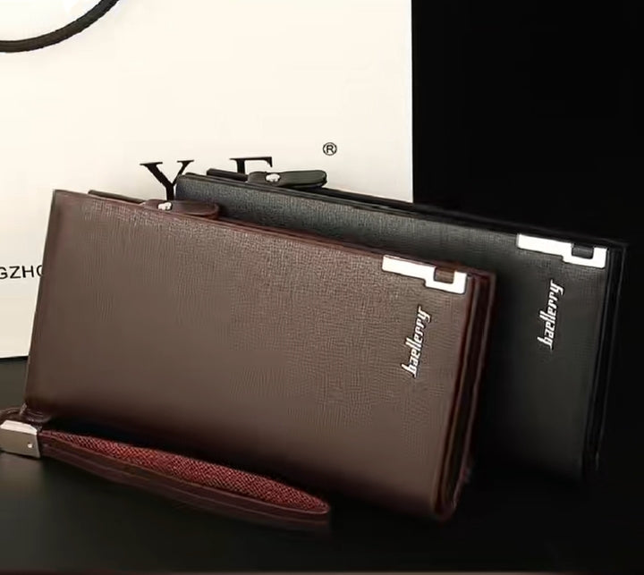 Long Men's Wallet (Brown)